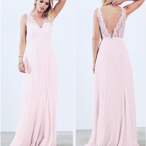 Weddington Way Champagne cocktail bridesmaids Dress Size 2